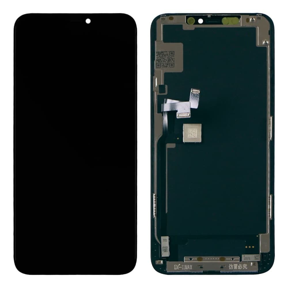 Дисплей для iPhone 11 Pro Max с тачскрином в сборе, цвет черный, Oled GX Soft фото 1