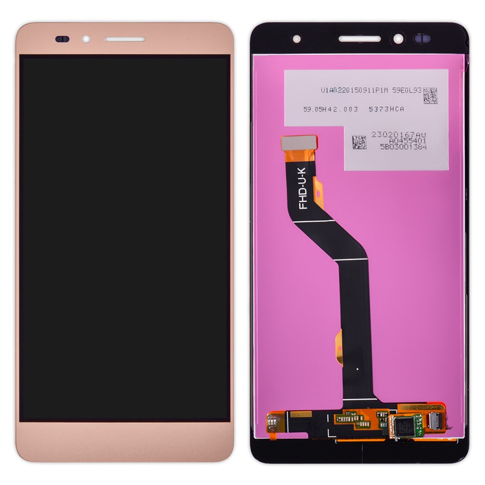 Дисплей Huawei Honor 5X (Honor GR5) с тачскрином в сборе, цвет золотой фото 1