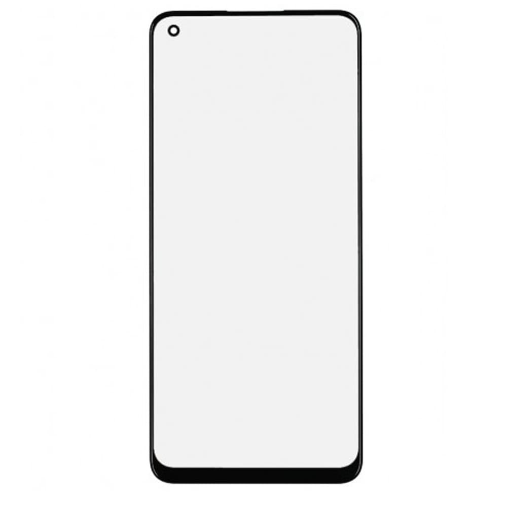 Скло корпусу для Realme 9 Pro Plus + OCA, колір чорний фото 1