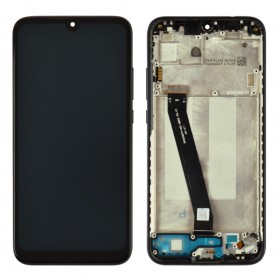 Дисплей для Xiaomi Redmi 7 с тачскрином в сборе, оригинал китай,  цвет черный, с рамкой