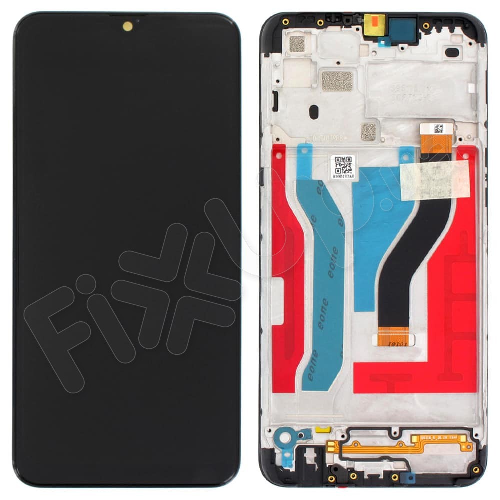 Дисплей для Samsung A107F /DS Galaxy A10s 2019 с тачскрином и рамкой в сборе, цвет черный, сервисный оригинал фото 1