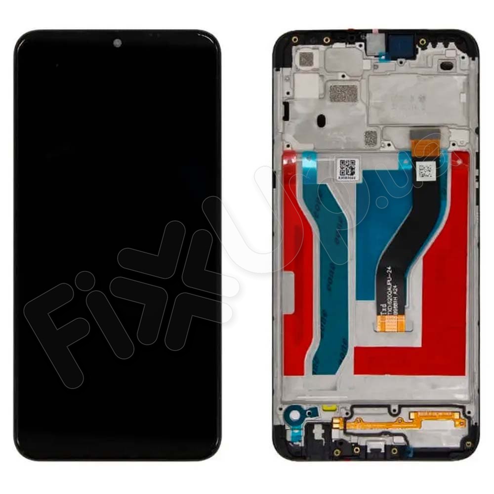 Дисплей для Samsung A107F/DS Galaxy A10s с тачскрином и рамкой в сборе, цвет черный, IPS(TFT) фото 1