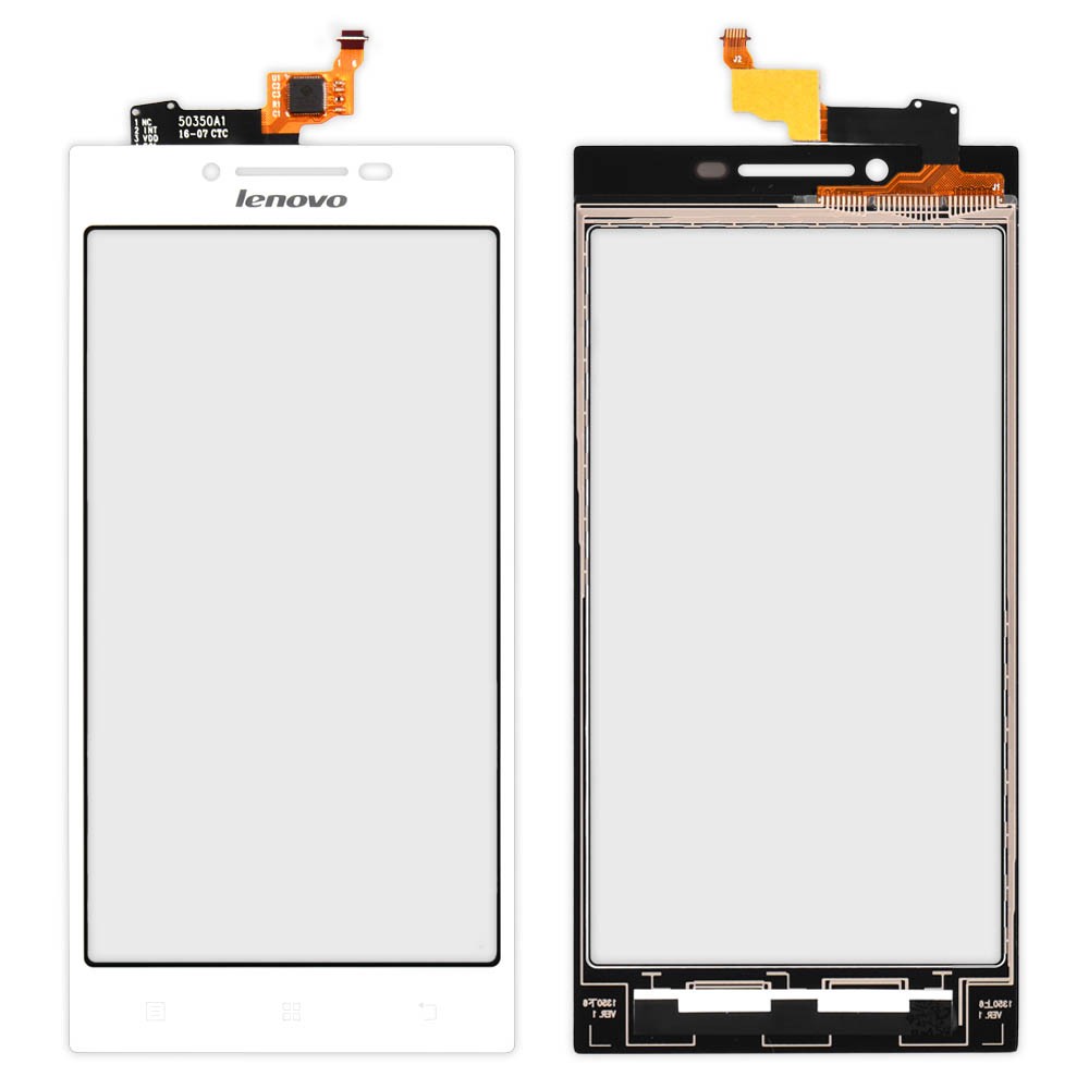 Touchscreen Lenovo P70 small ic (5mm) (white) фото 1 Тачскрин Lenovo P70, цвет белый, маленькая микросхема фото 1