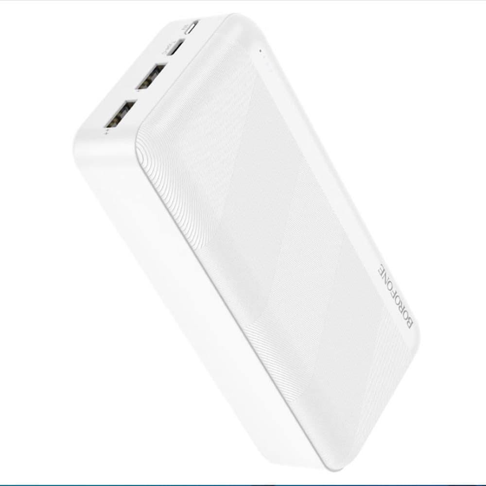 Повербанк Borofone BJ27B 30000 mAh, колір білий фото 1