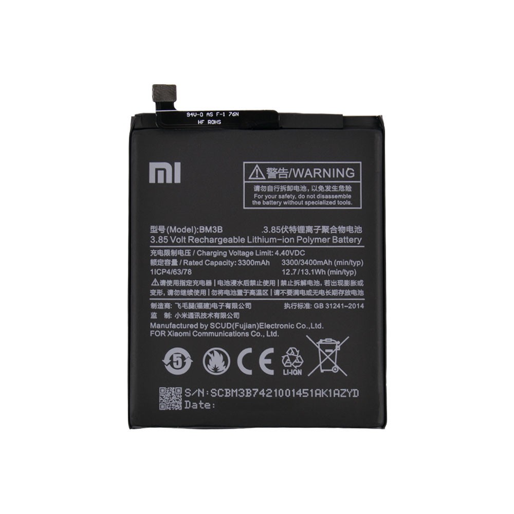 Аккумулятор BM3B для Xiaomi Mi Mix 2/Mi Mix 2S фото 1