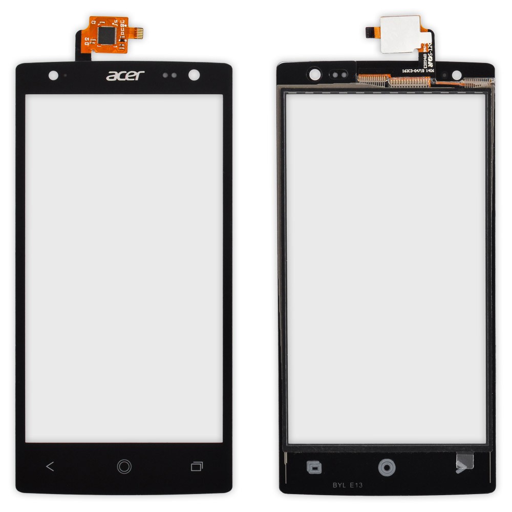 Тачскрин Acer Liquid E3 DualSim E380, колір чорний, маленька мікросхема фото 1