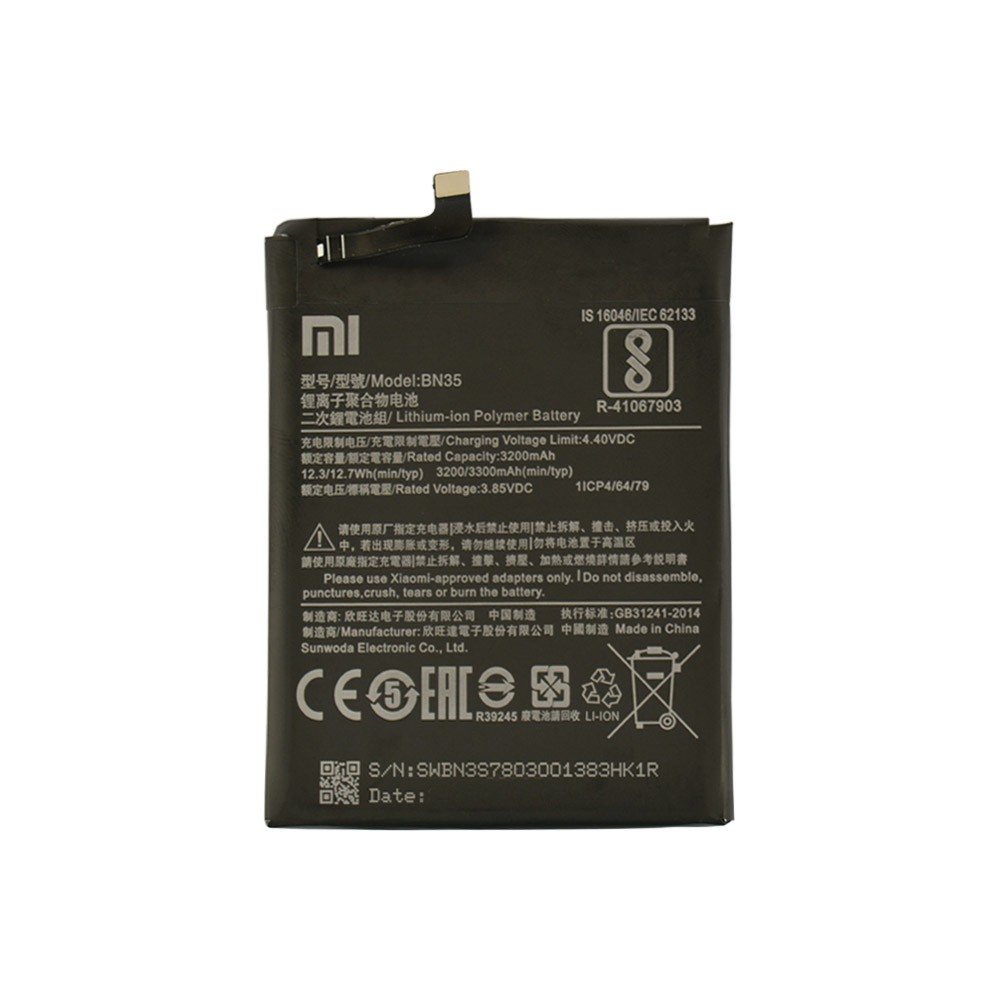 Аккумулятор BN35 для Xiaomi Redmi 5, 3200mAh фото 1