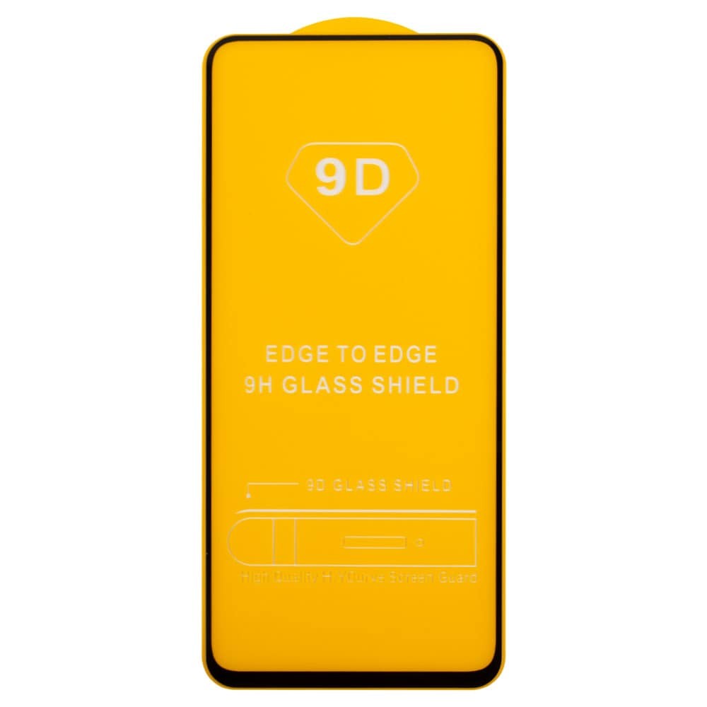 Защитное стекло для Huawei P Smart 2021, Y7A, Honor 10X lite 3D, цвет черный фото 1