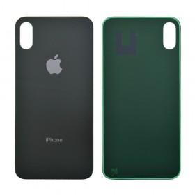 Задняя крышка для iPhone X, без стекла камеры,  цвет серый
