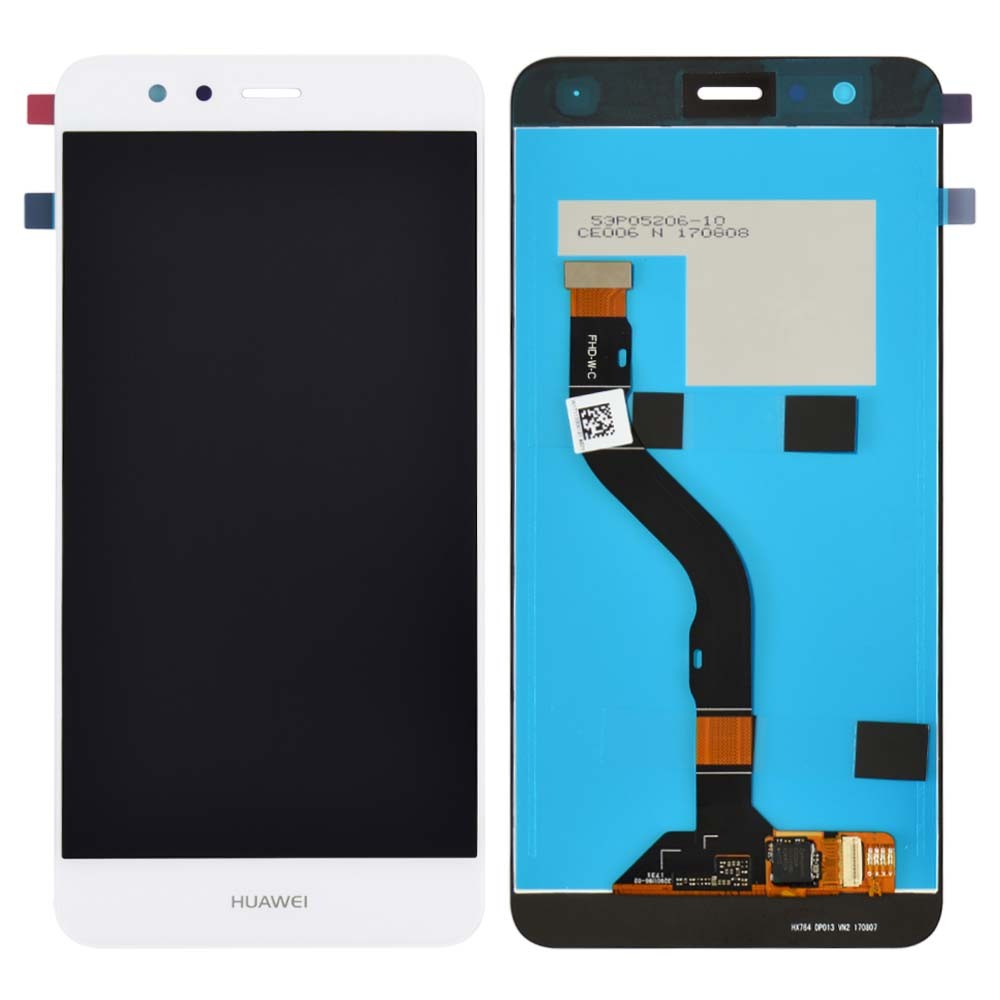 Дисплей для Huawei P10 Lite (WAS-L21, WAS-LX1, WAS-LX1A) з тачскрином у зборі, колір білий, оригінал фото 1