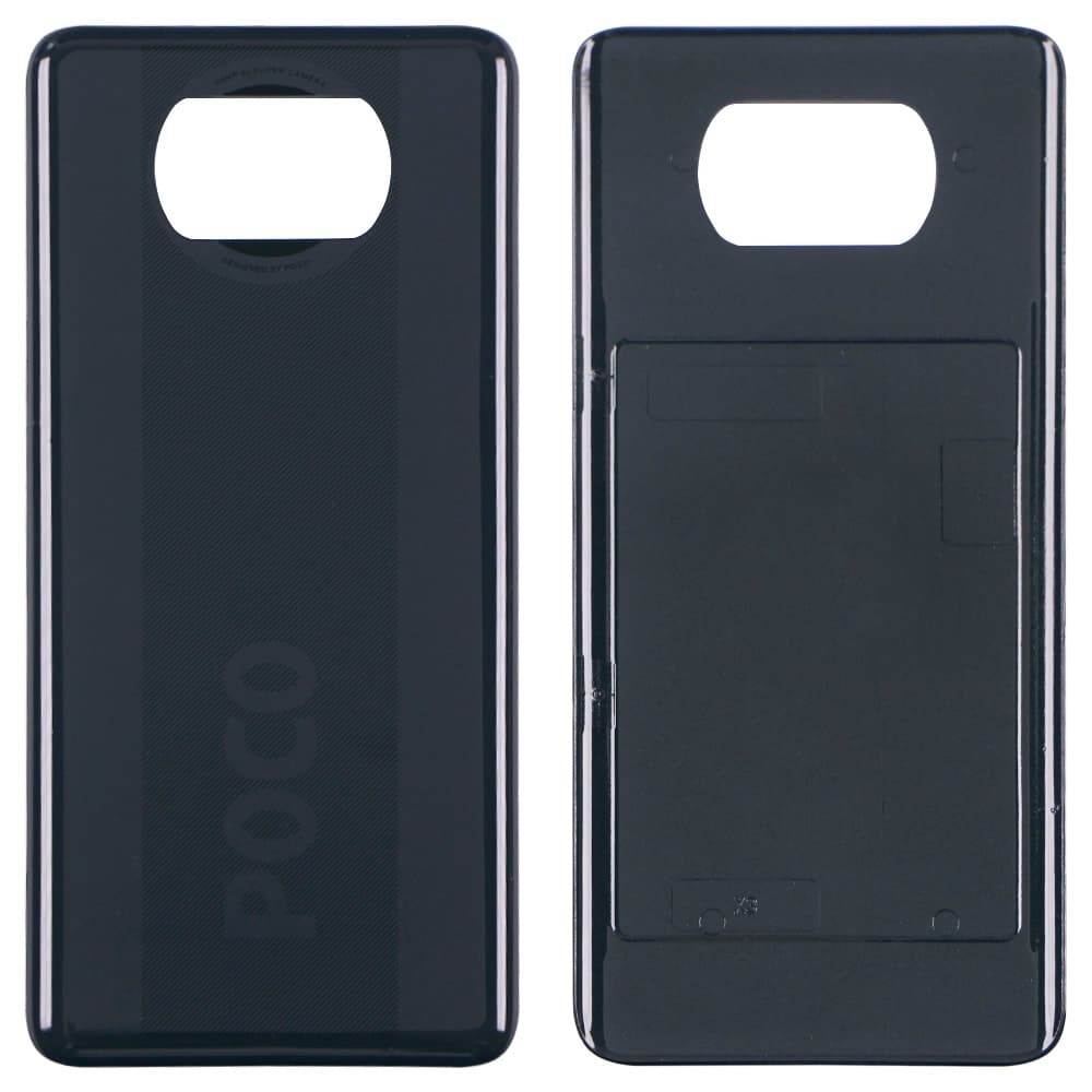 Задня кришка для Xiaomi Poco X3, колір сірий фото 1