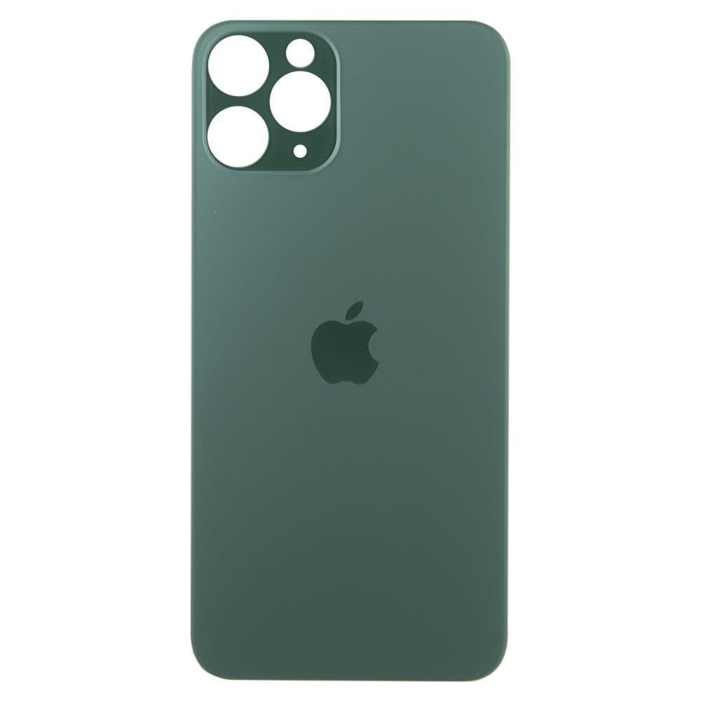 Задня кришка для iPhone 11, колір зелений, з великим отвором під камеру фото 1