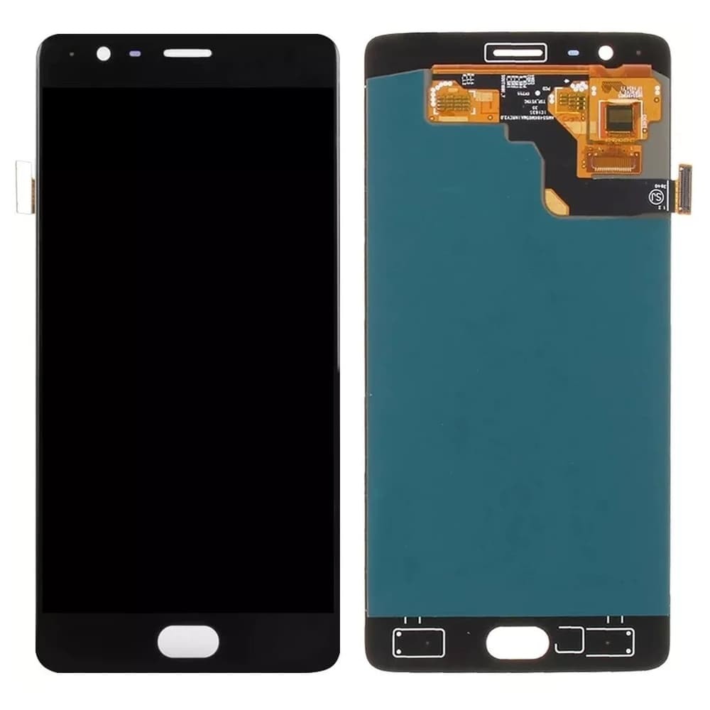 Дисплей для OnePlus 3 (A3003) з тачскріном, чорний фото 1