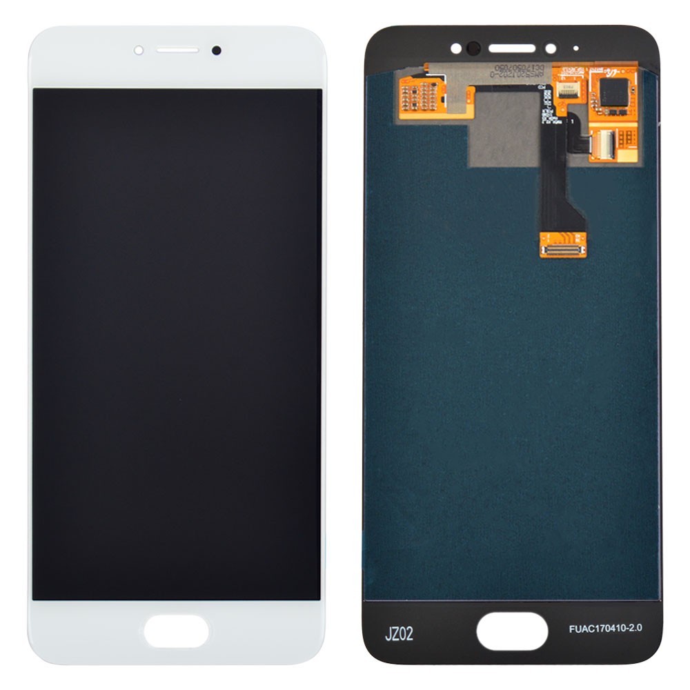 Дисплей Meizu Pro 6 з тачскрином у зборі, колір білий, оригінал, уцінка фото 1