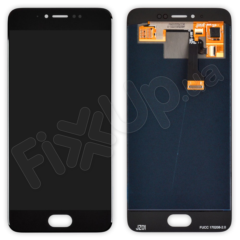 Дисплей Meizu Pro 6 з тачскрином у зборі, колір чорний, оригінал, уцінка фото 2