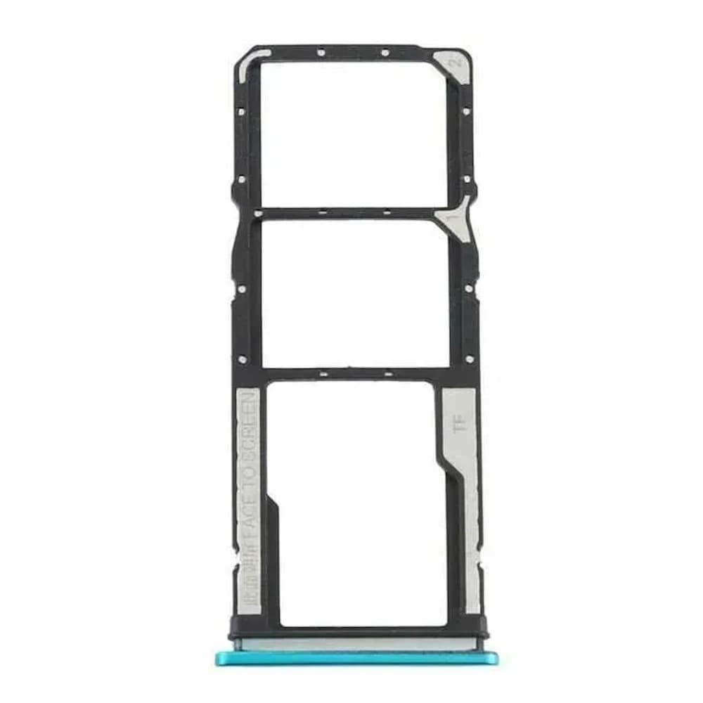 Держатель сим карты для Xiaomi Redmi 9, цвет зеленый фото 1