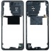 Рамка (середня частина корпусу) для Xiaomi Redmi Note 11T Pro, колір чорний миниатюра 1