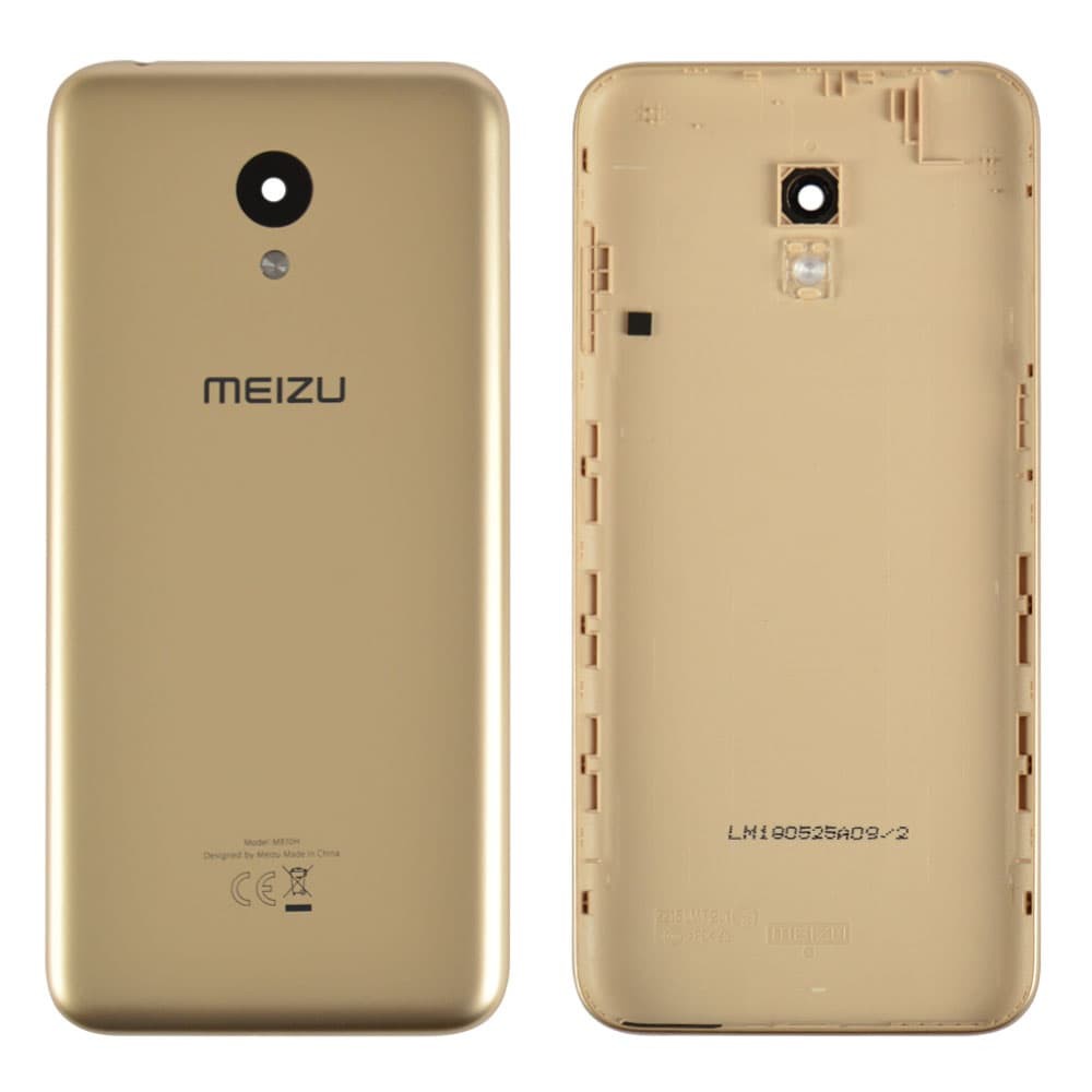 Задня кришка для Meizu M8C, колір золотий, оригінал фото 1