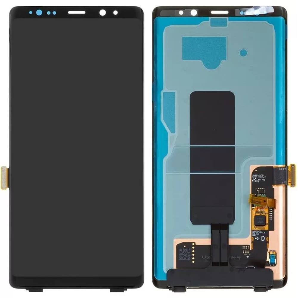 Дисплей для Samsung N950 Note 8 з тачскріном, чорний, оригінал фото 1