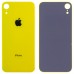 Задняя крышка для iPhone XR, цвет желтый, с большим отверстием под камеру миниатюра 1