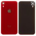 Задняя крышка для iPhone XR, цвет красный, со стеклом камеры миниатюра 1