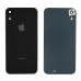 Задня кришка для iPhone XR, колір чорний, зі склом камери миниатюра 1
