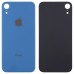Back Cover iPhone XR (blue) big hole миниатюра 1 Задня кришка для iPhone XR, колір синій, з великим отвором під камеру миниатюра 1