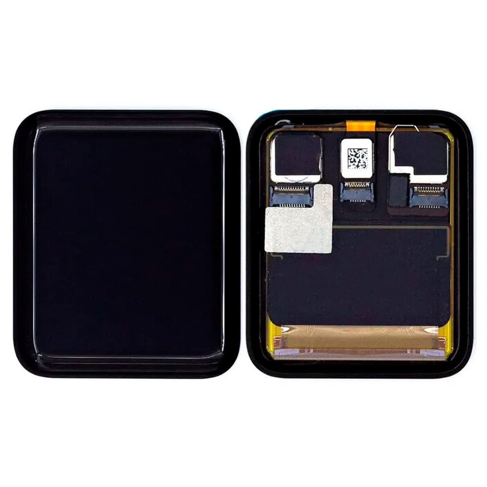 Дисплей для Apple iWatch 3 42mm с тачскрином в сборе, цвет черный фото 1