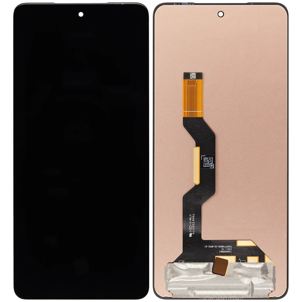 Дисплей для Motorola Edge 50 Ultra, с тачскрином, черный, OLED фото 1