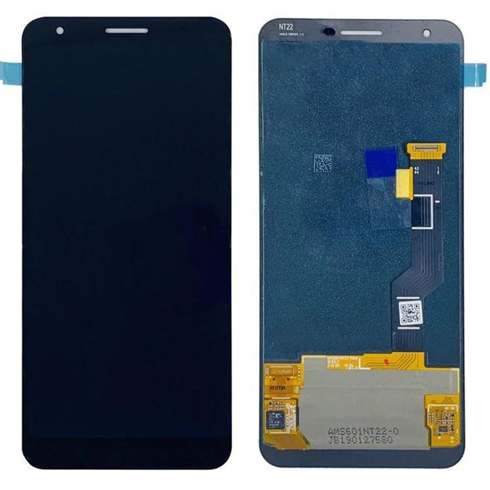 Дисплей для Google Pixel 3a XL з тачскрином у зборі, колір чорний фото 1