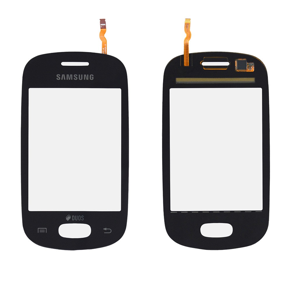 Тачскрин Samsung S5280, S5282, колір чорний, маленька мікросхема фото 1