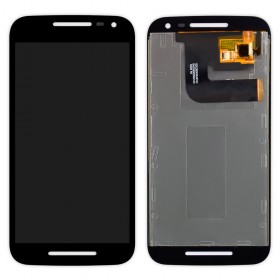 Дисплей Motorola XT1540 Moto G3 XT1541, XT1544, XT1548, XT1550 с тачскрином в сборе,  цвет черный, без рамки