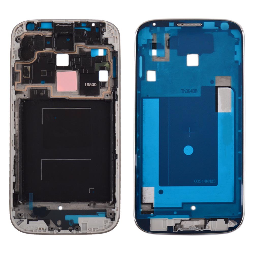 Рамка дисплея Samsung I9500 Galaxy S4, колір срібло фото 1