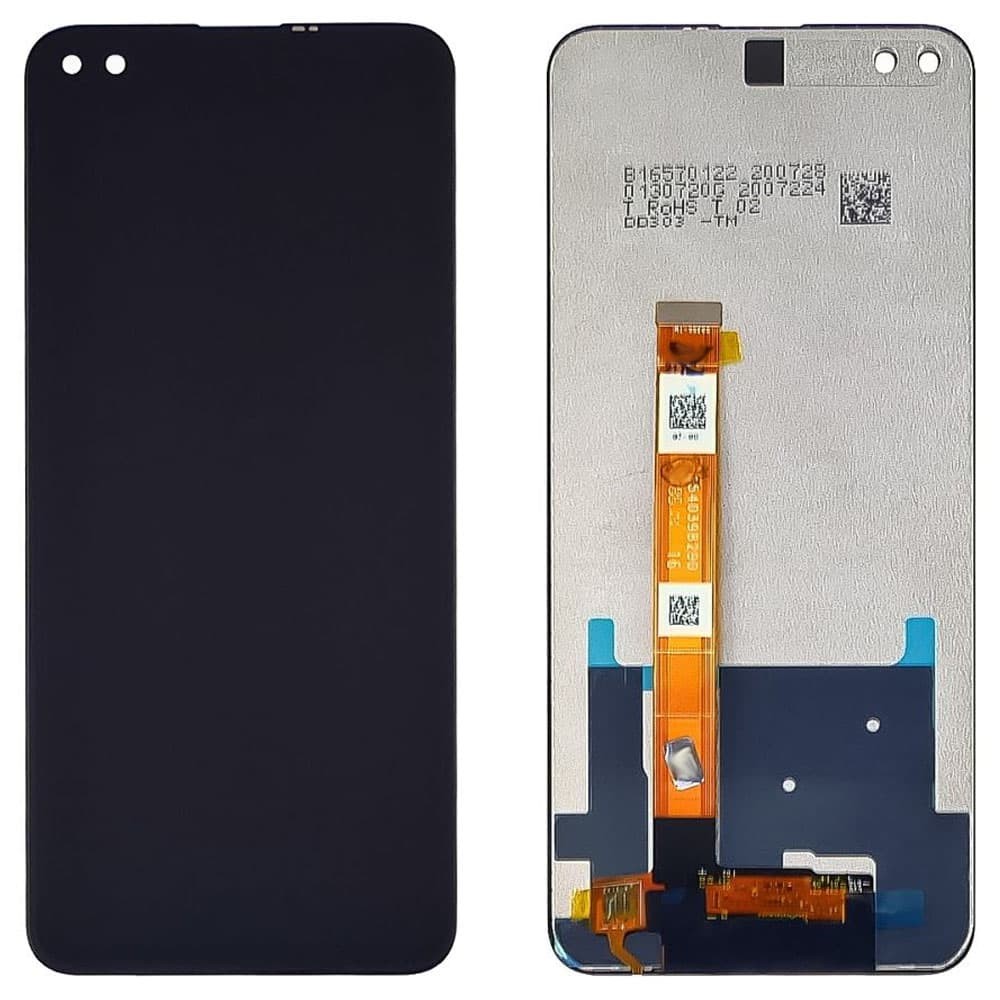 Дисплей для Realme 6 Pro с тачскрином в сборе, цвет черный фото 1