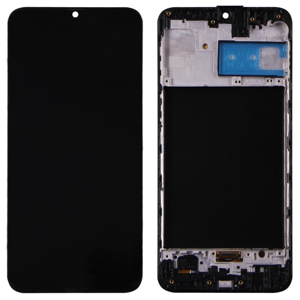 Дисплей для Samsung M215F /DS Galaxy M21, M307F /DS Galaxy M30s с тачскрином и рамкой в сборе, цвет черный, OLED фото 1