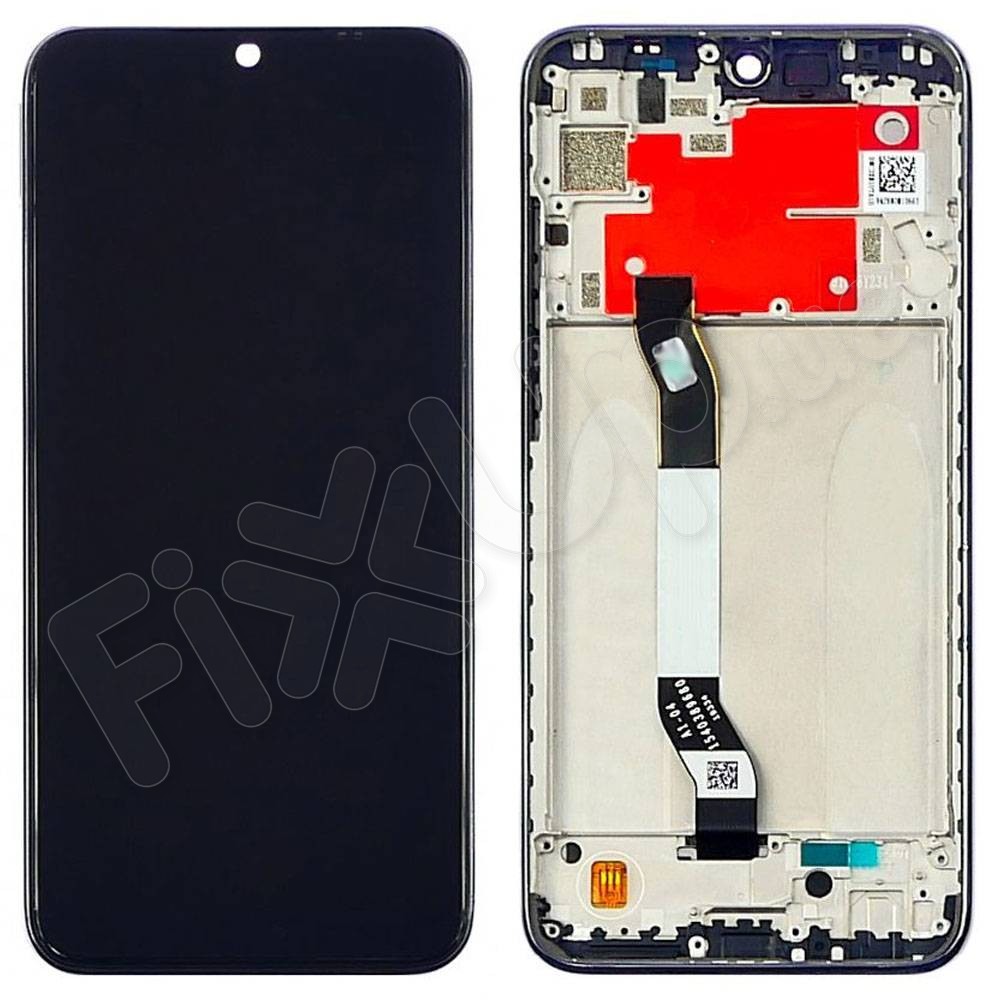 Дисплей для Xiaomi Redmi Note 8T с тачскрином и рамкой в сборе, цвет черный фото 1
