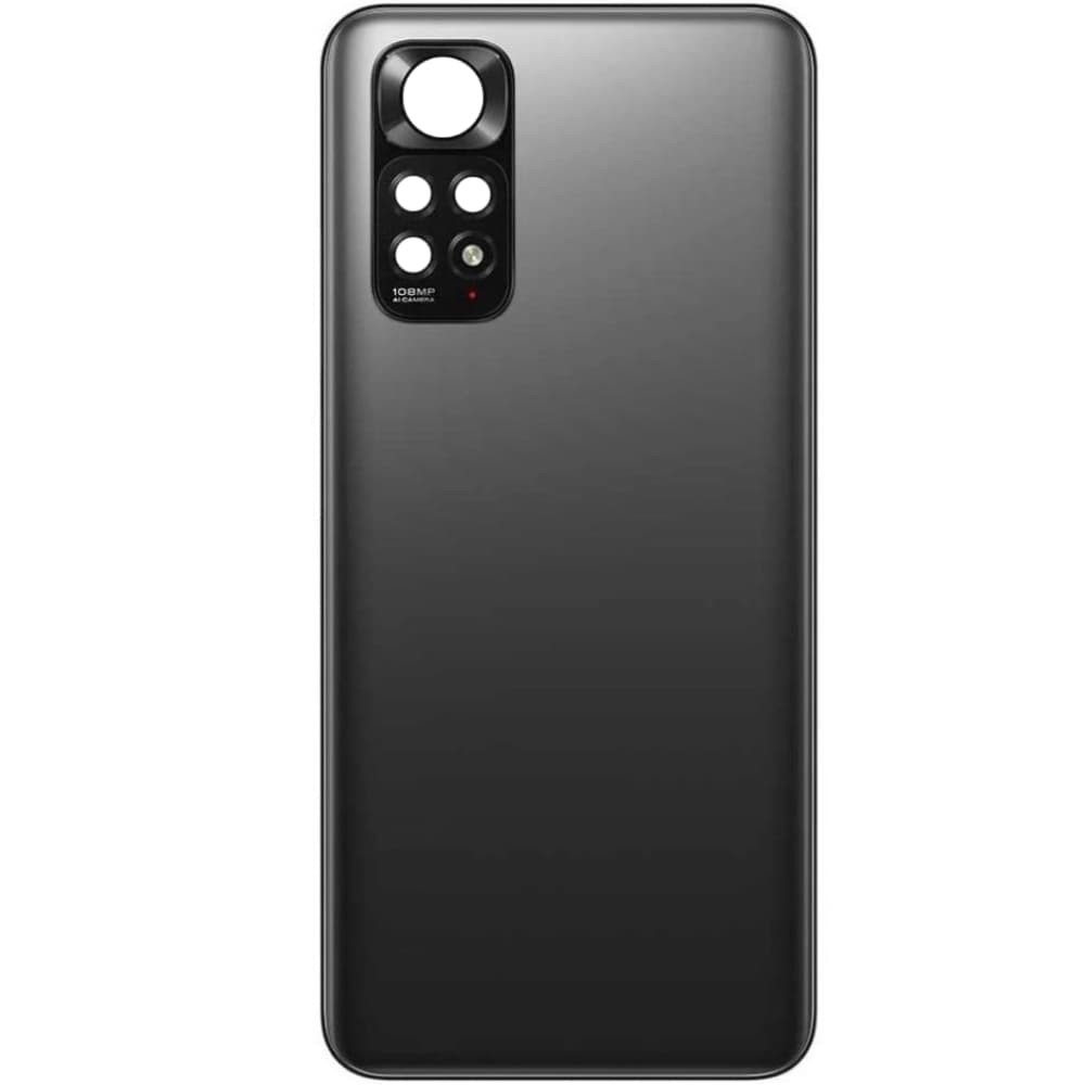 Задняя крышка для Xiaomi Redmi Note 11 4G/ Note 11S, со стеклом камеры, цвет серый фото 1