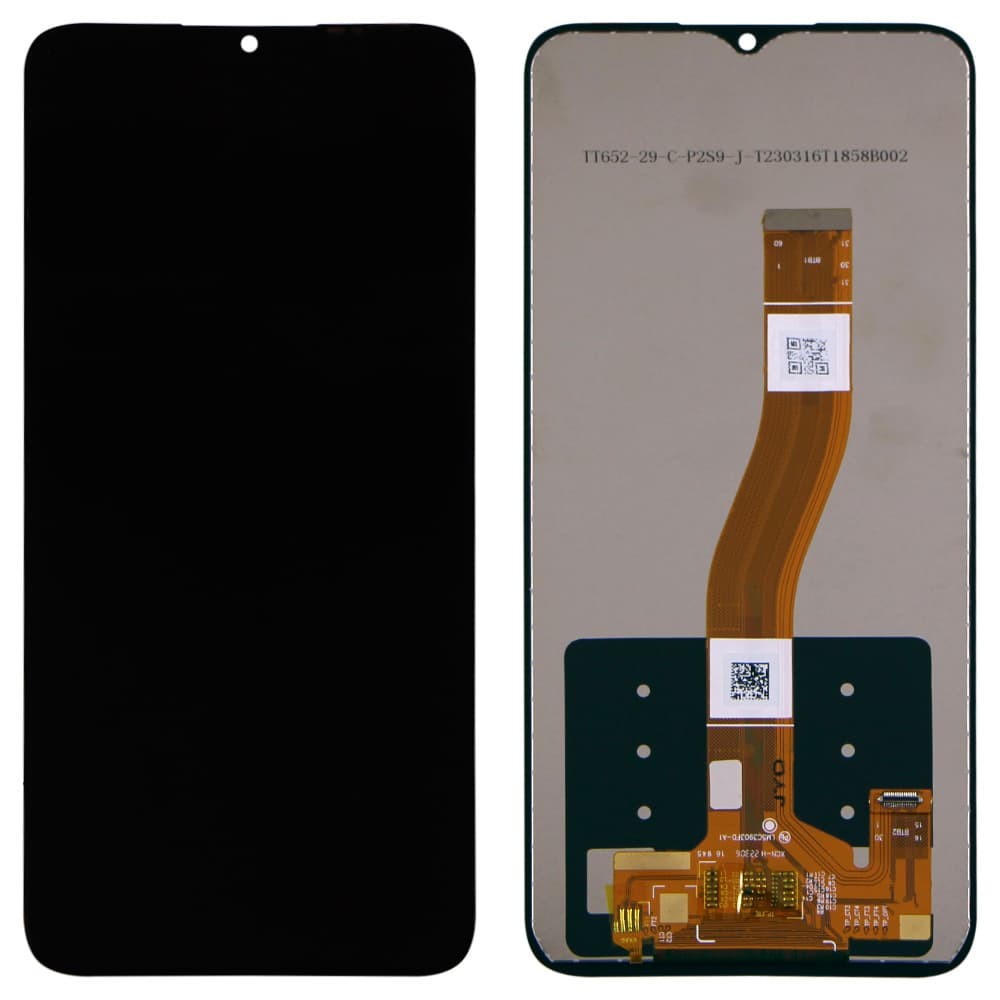 Дисплей для Blackview Oscal C80, с тачскрином в сборе, цвет черный фото 1