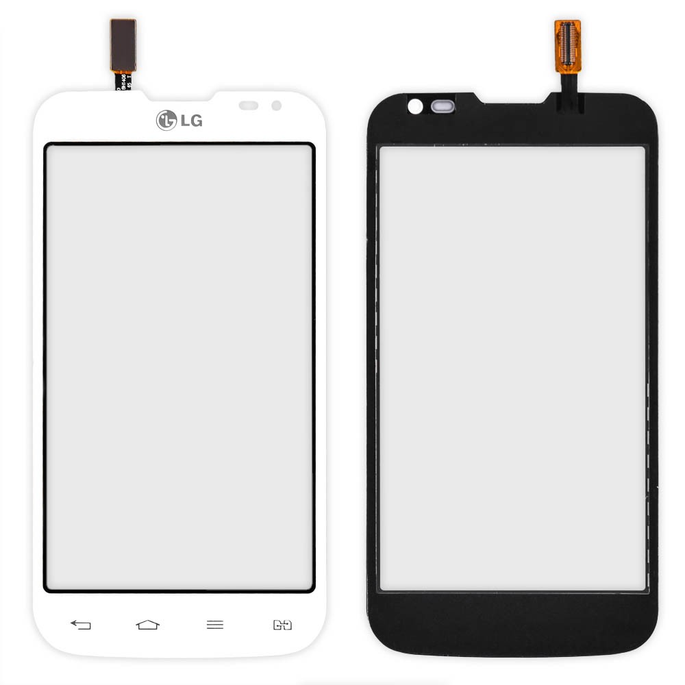 Тачскрин LG D325 Optimus L70, колір білий фото 1