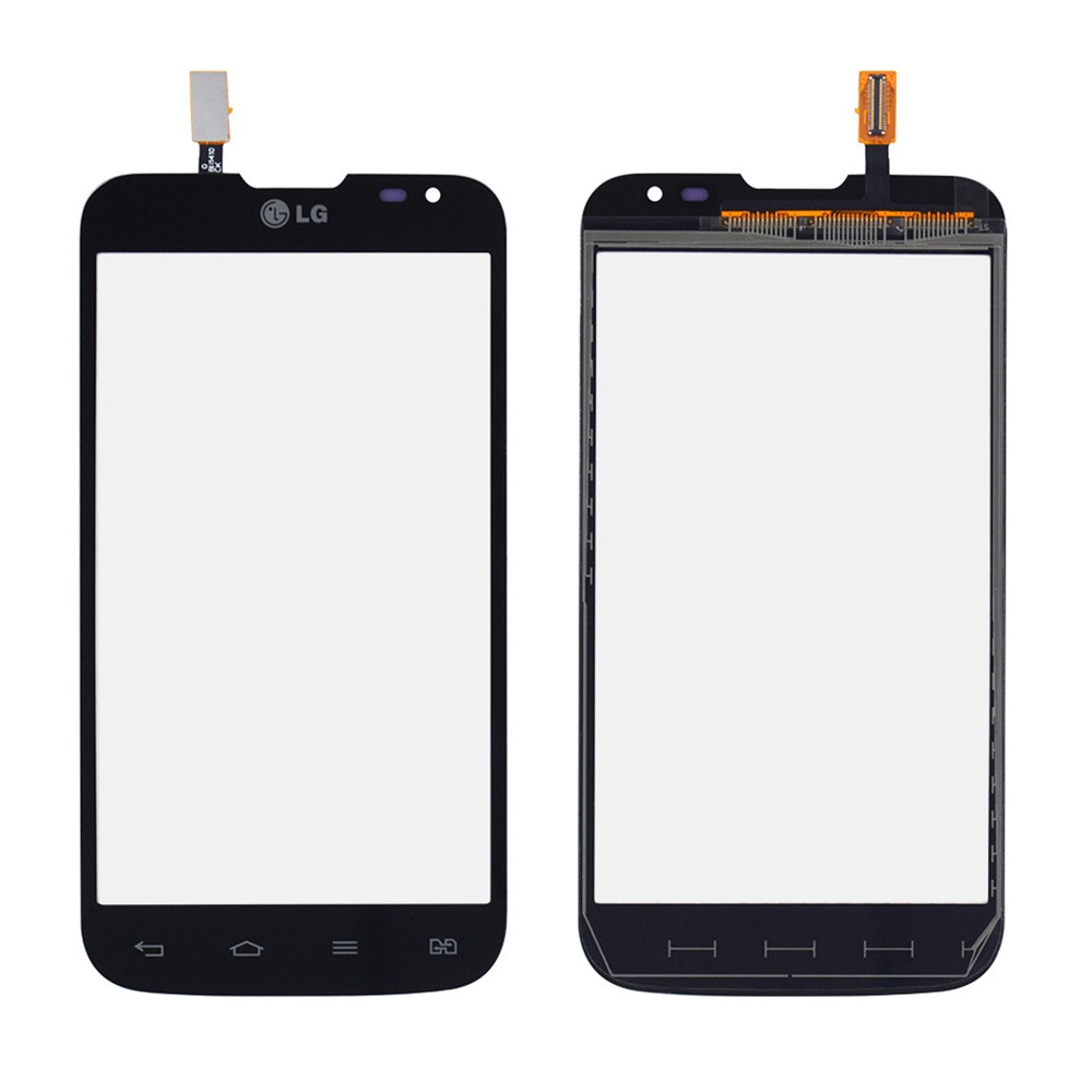 Тачскрин LG D325 Optimus L70, колір чорний фото 1