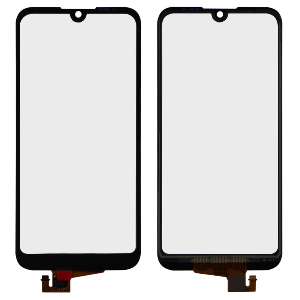Touchscreen Huawei Y5 2019/Honor 8S 3 окошка (black) фото 1 Тачскрін для Huawei Y5 2019, Honor 8S, 3 віконця, колір чорний фото 1