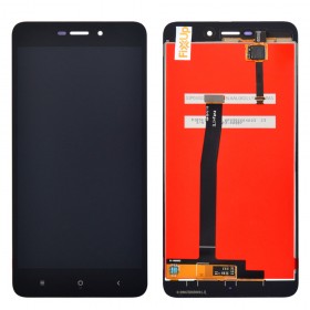 Дисплей Xiaomi Redmi 4A с тачскрином в сборе, уценка, без рамки,  цвет черный, китай