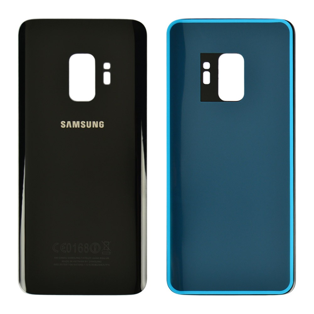 Задняя крышка для Samsung G960F Galaxy S9, цвет черный, оригинал фото 1