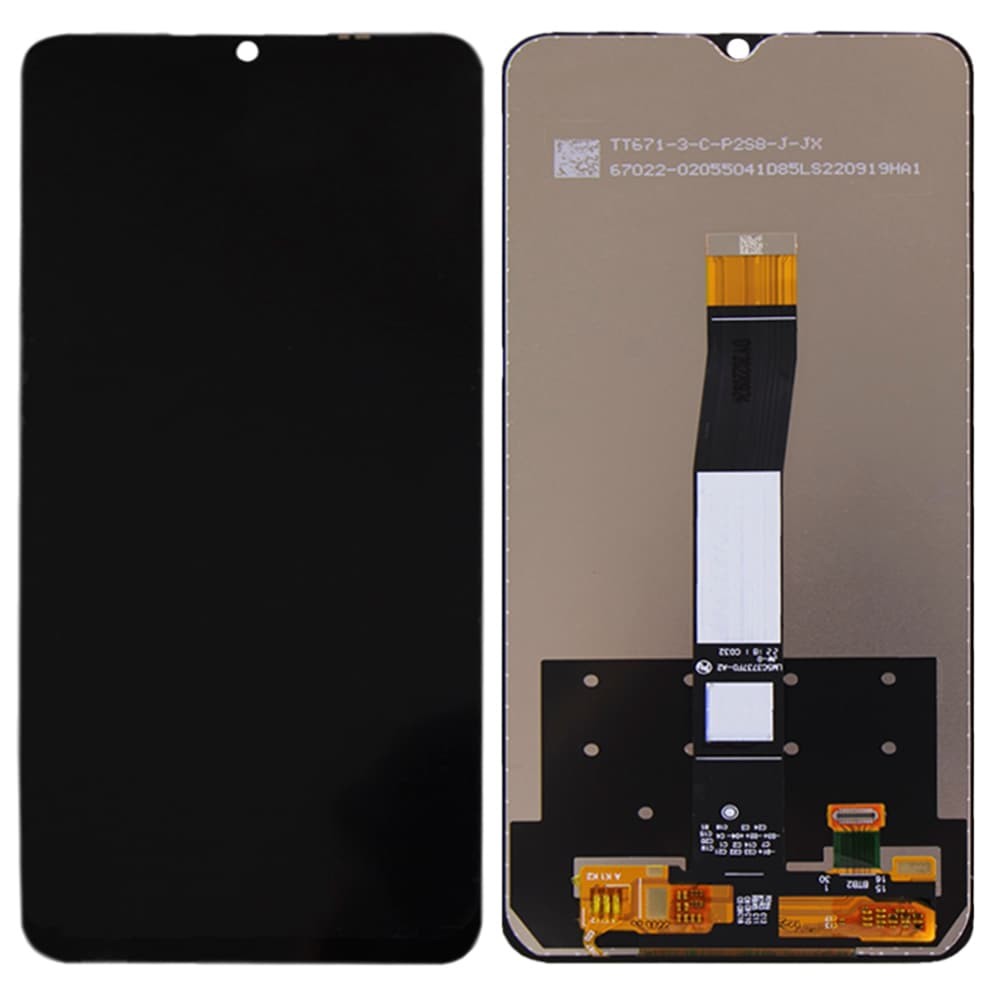 Дисплей для Xiaomi Redmi 10C, Poco C40 з тачскріном, чорний, уцінка фото 1