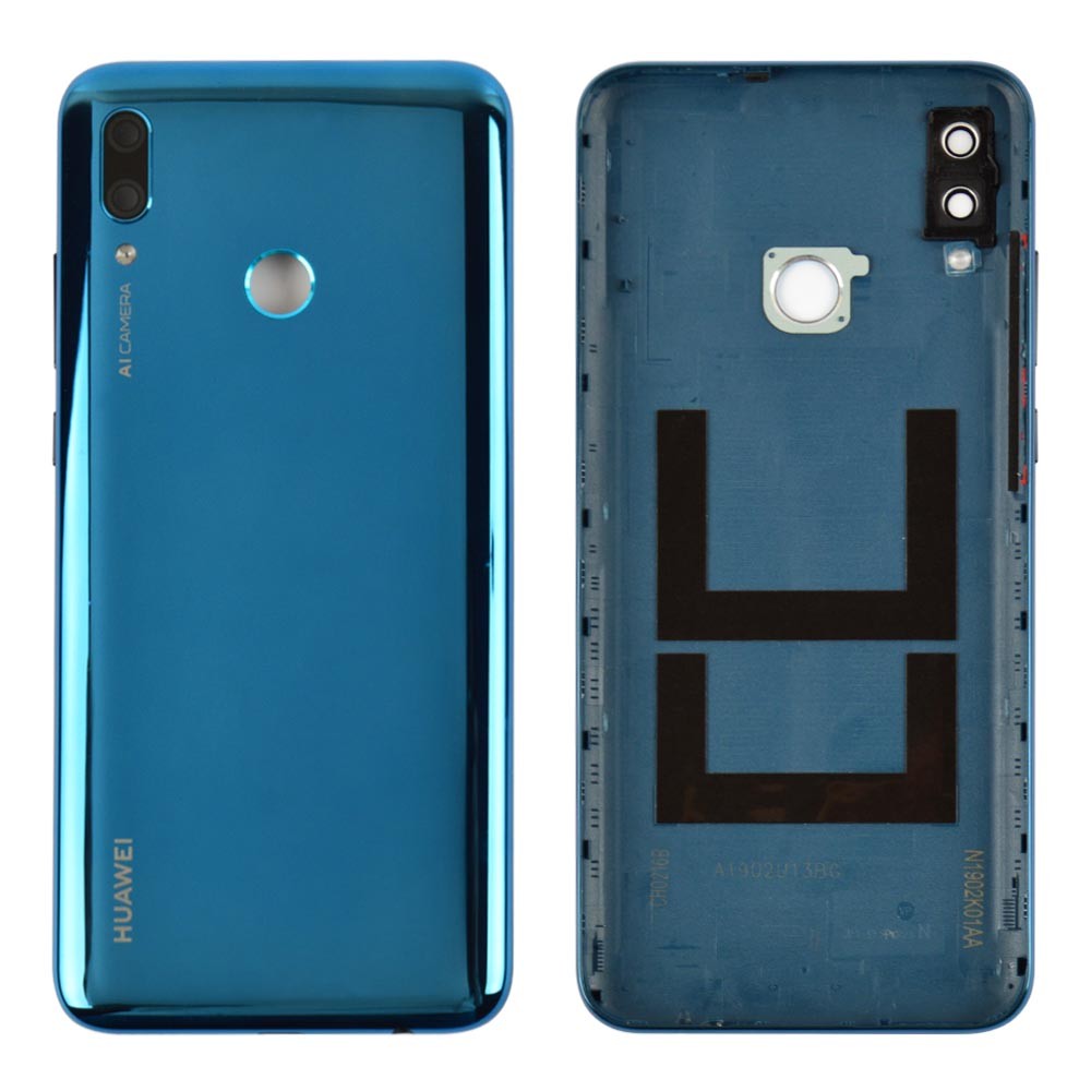 Задня кришка Huawei P Smart 2019 (POT-L21/POT-LX1), зі склом камери, колір синій фото 1
