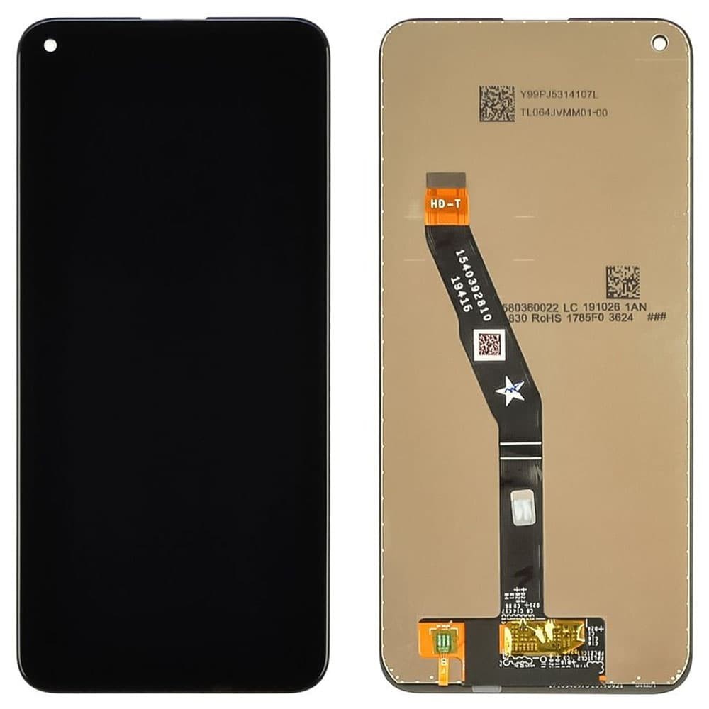 Дисплей для Huawei P40 Lite E, Y7p 2020 з тачскрином у зборі, колір чорний фото 1