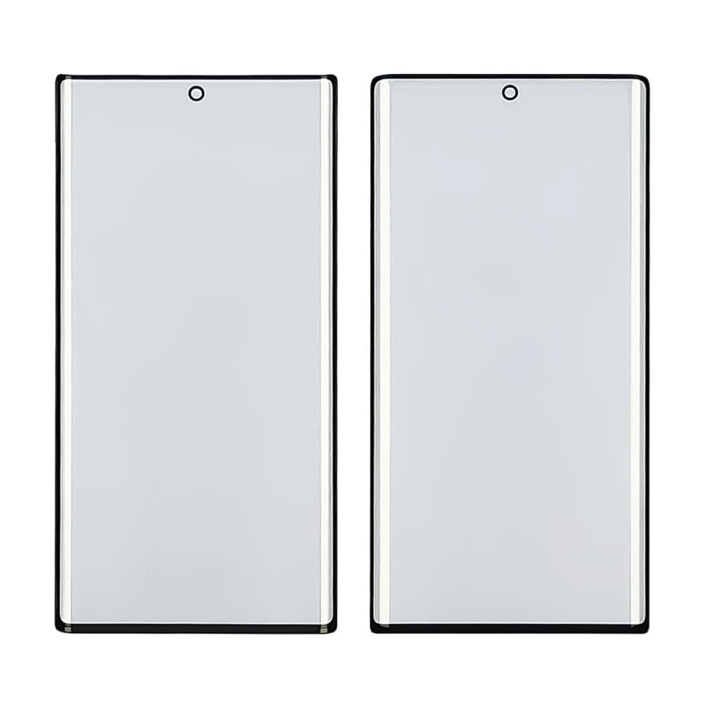 Скло корпусу для Samsung N970 Galaxy Note 10 + OCA, колір чорний фото 1