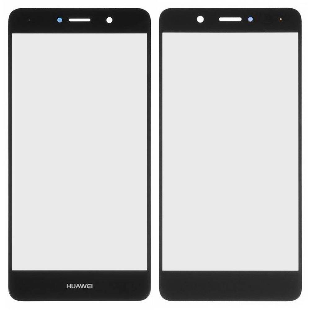 Стекло корпуса для Huawei Y7 2017 + OCA, цвет черный фото 1