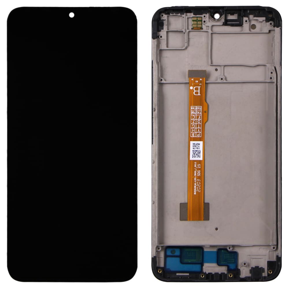 Дисплей для Vivo Y11, Y12, Y15, Y17, U10, U3X с тачскрином и рамкой в сборе, цвет черный фото 1