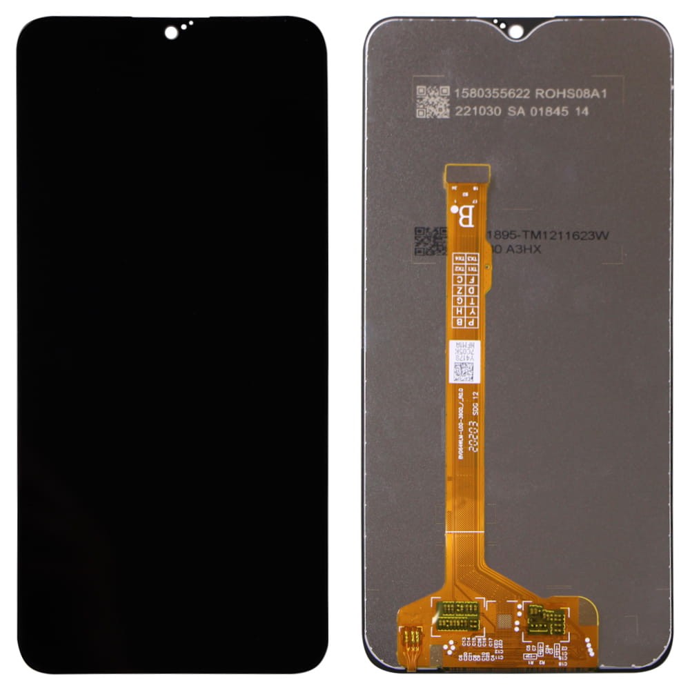 Дисплей для Vivo Y11, Y12, Y15, Y17 с тачскрином в сборе, цвет черный, оригинал фото 1